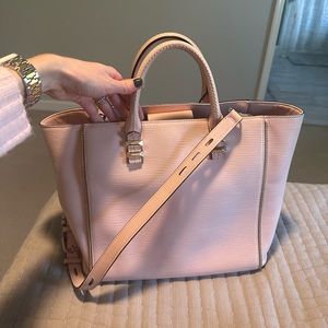 Rebecca Minkoff Light Pink Handbag and Pouch